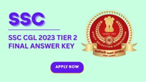 SSC CGL 2023 Tier 2 Final Answer Key