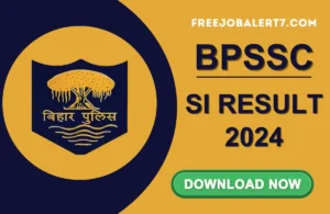 BPSSC SI Result 2024