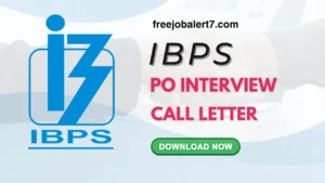 IBPS PO Interview Call Letter 2024