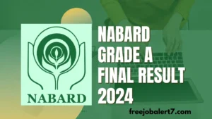 NABARD Grade A Final Result
